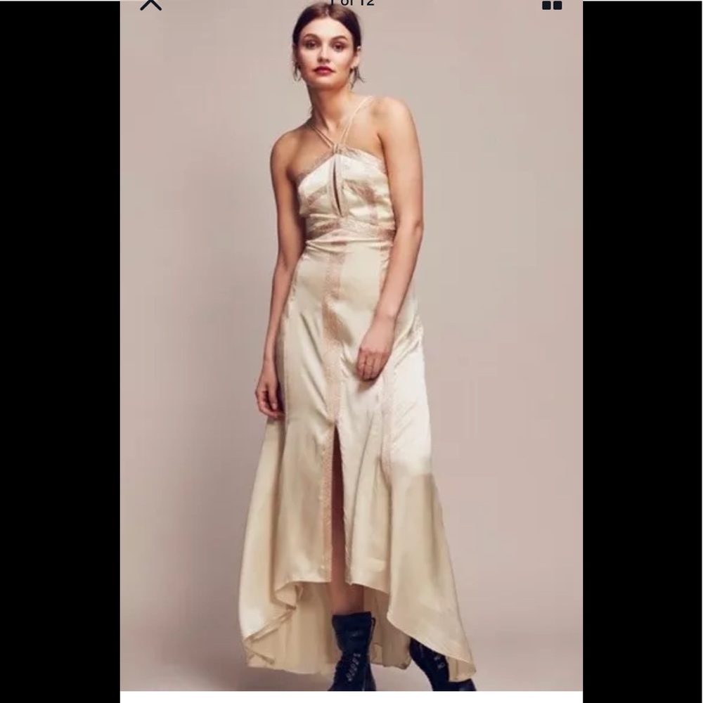 Free People Moonbeams Silk Limited Ed. dress 2 XS